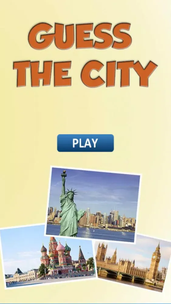 Capturas de tela do Guess the City Geo Quiz