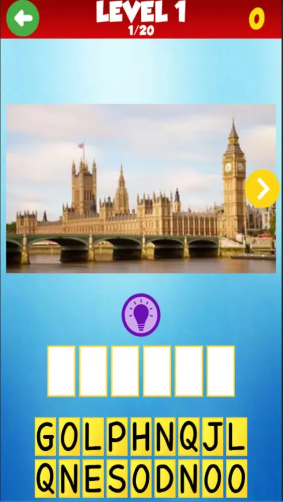 Capturas de tela do Guess the City Geo Quiz
