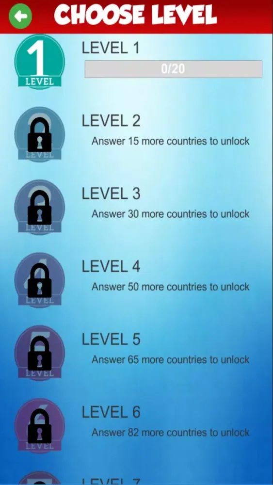 Capturas de tela do Guess the City Geo Quiz