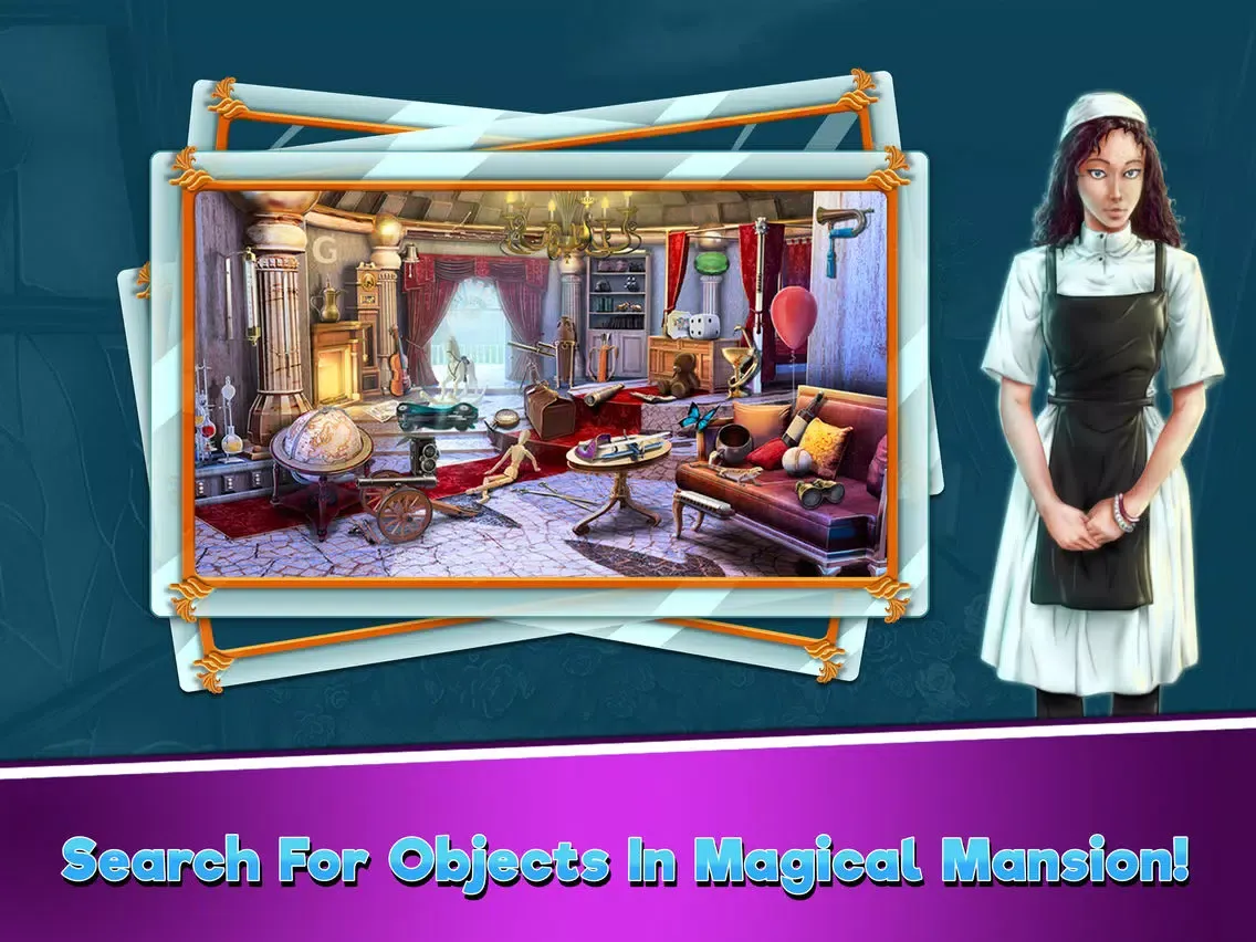 Hidden Objects Mysterious Mansion iPad  স্ক্রিনশট
