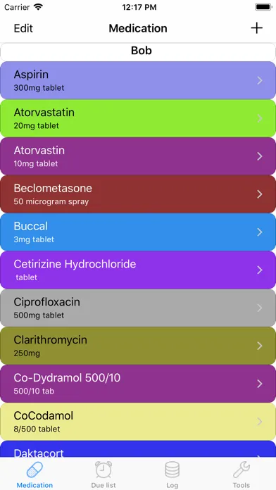 Captures d'écran de Medi-Prompt med reminder