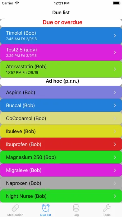 Captures d'écran de Medi-Prompt med reminder
