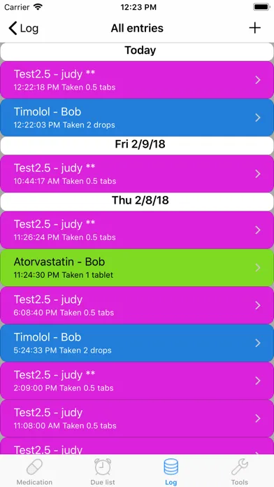 Captures d'écran de Medi-Prompt med reminder