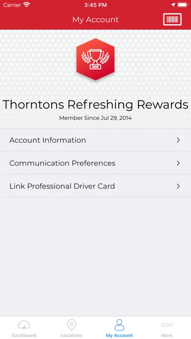 Capturas de pantalla de Thorntons Refreshing Rewards