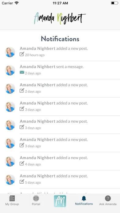 Zrzuty ekranu Amanda Nighbert