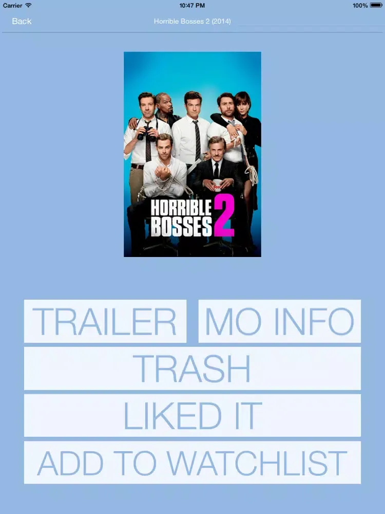 Capturas de pantalla de Genamo | The top movie recommendation engine | Suggestions based on what you like iPad 