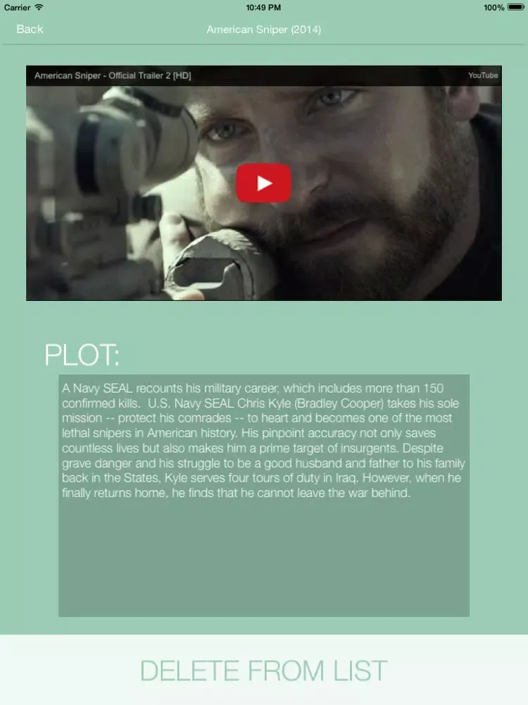 Capturas de pantalla de Genamo | The top movie recommendation engine | Suggestions based on what you like iPad 