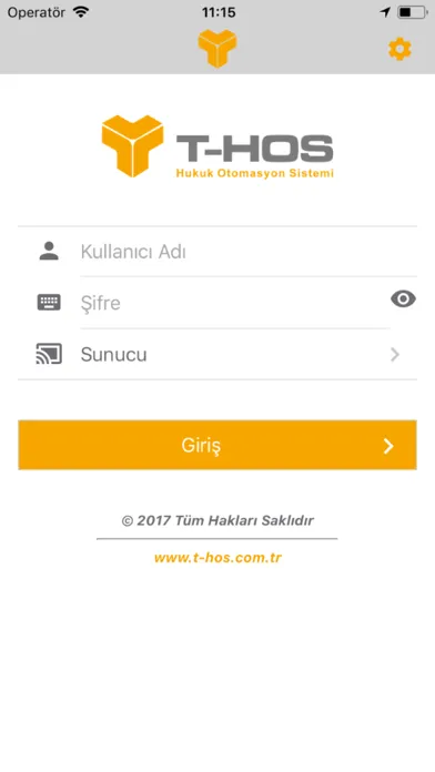 Tangkapan layar T-HOS