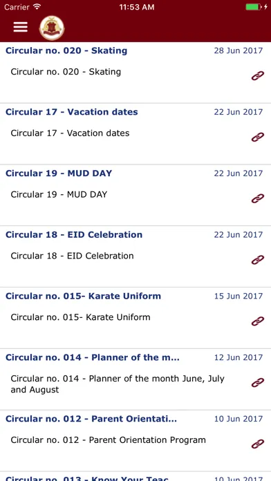 Capturas de tela do K12 Parent Portal