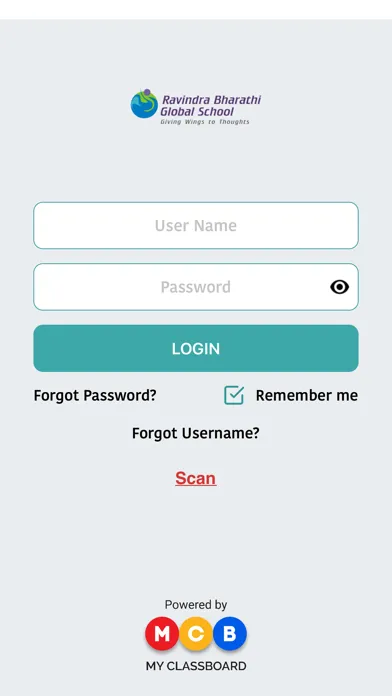 Скриншоты RBGS Parent Portal