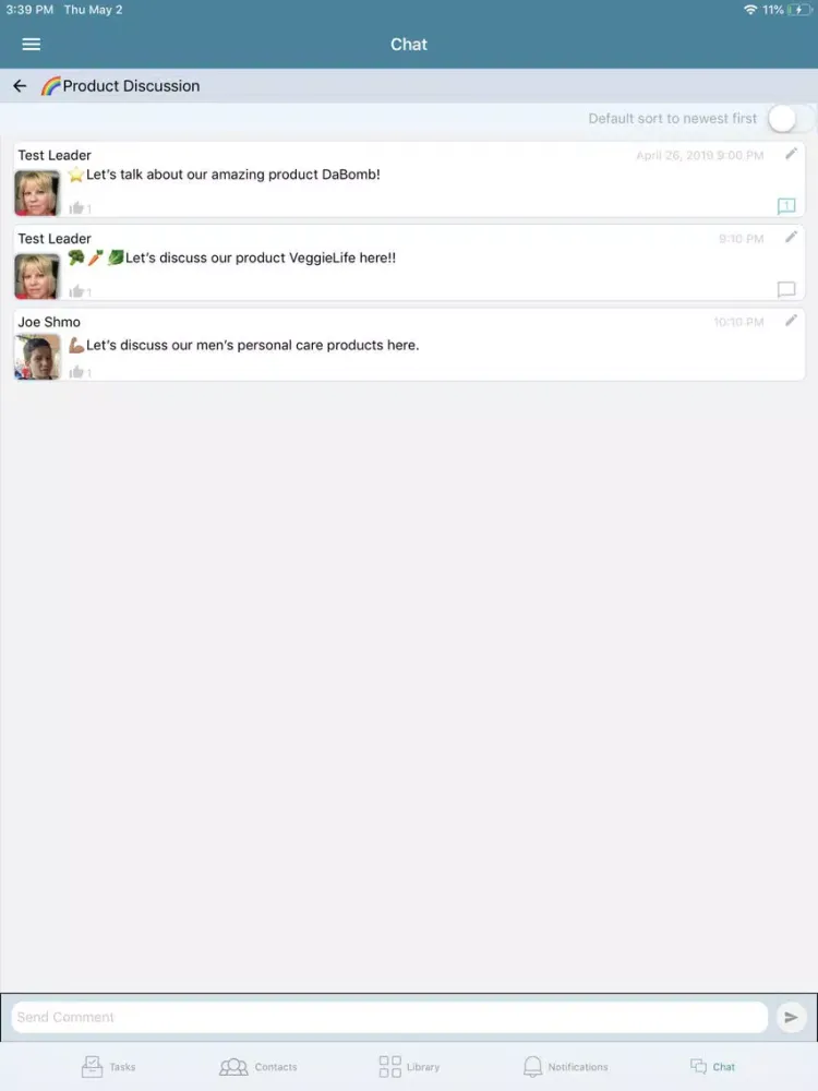 Team Mobilizer iPad  Screenshots