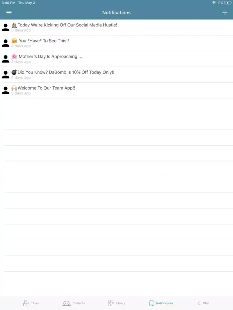 Team Mobilizer iPad  Screenshots