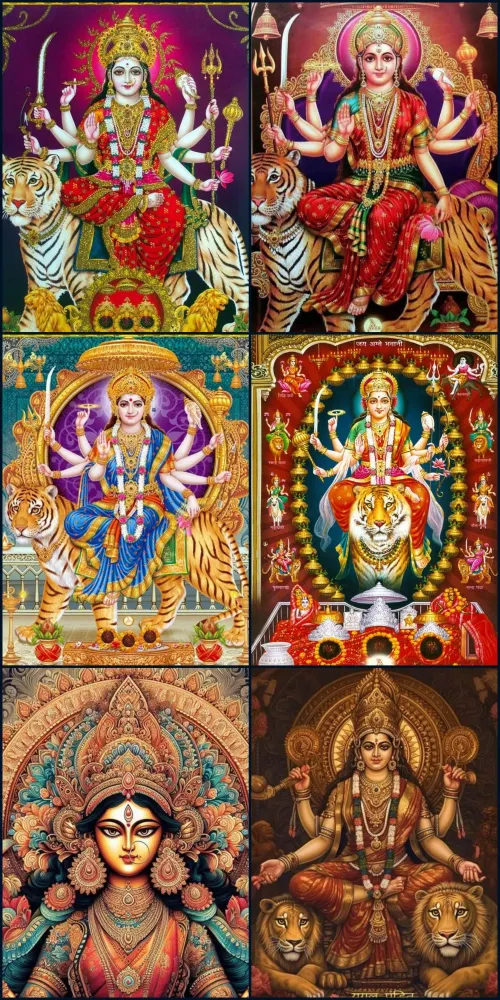 ภาพหน้าจอของ Goddess Durga Maa Wallpapers