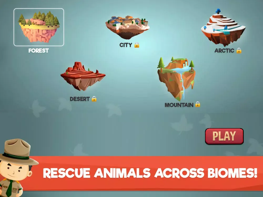 Capturas de tela do Animal Rescue: Ranger's Saga iPad 