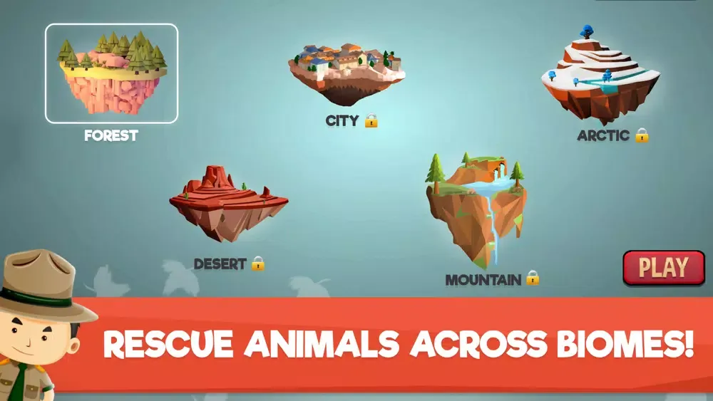 Capturas de tela do Animal Rescue: Ranger's Saga