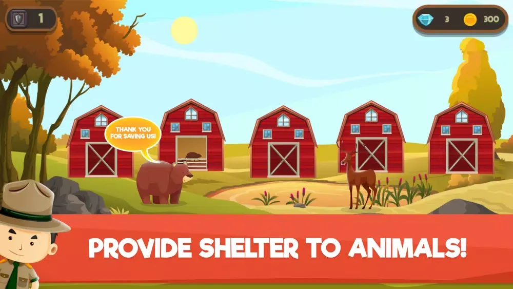 Capturas de tela do Animal Rescue: Ranger's Saga