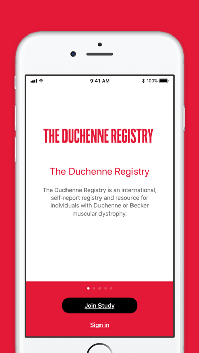 Screenshot di The Duchenne Registry