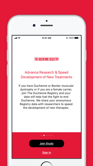 Screenshot di The Duchenne Registry