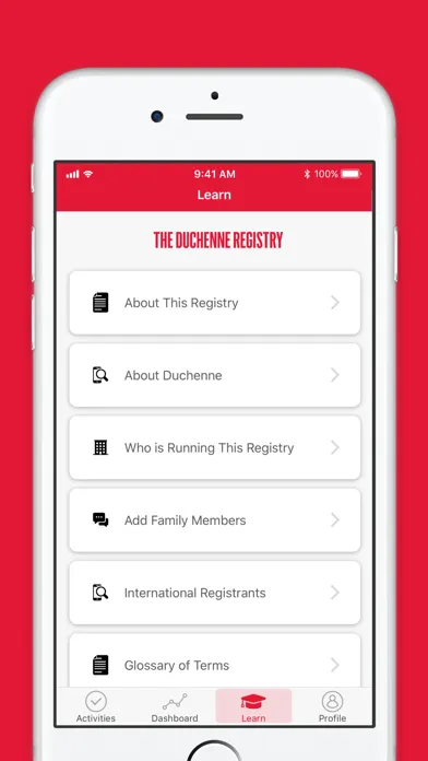 The Duchenne Registry应用截图