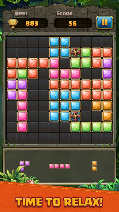 Captures d'écran de Block Puzzle:Jewels of Mayan