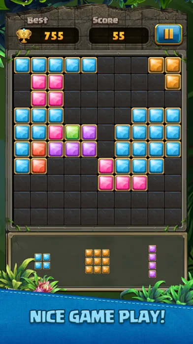 Captures d'écran de Block Puzzle:Jewels of Mayan