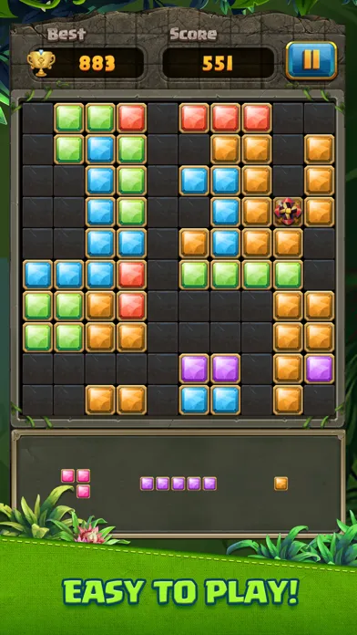 Captures d'écran de Block Puzzle:Jewels of Mayan