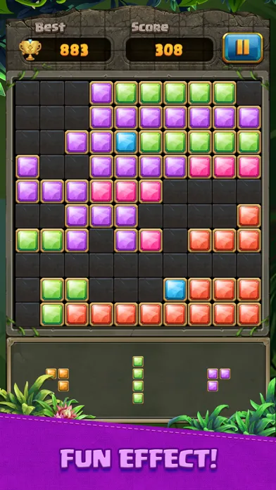 Captures d'écran de Block Puzzle:Jewels of Mayan
