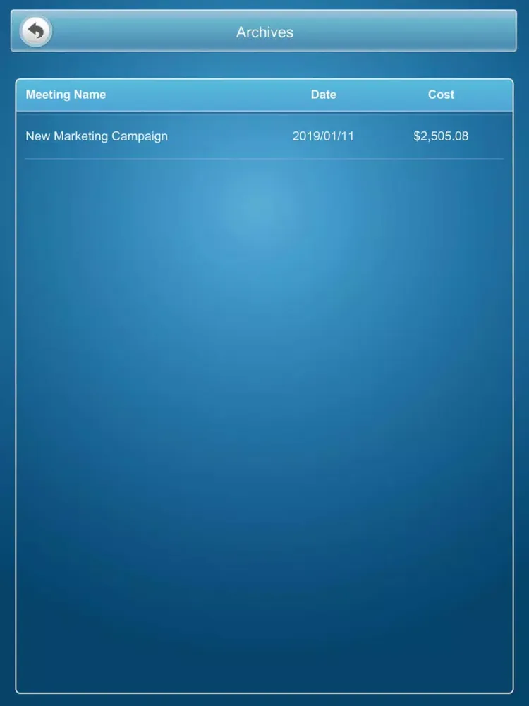Capturas de pantalla de Meeting Calculator 2 iPad 