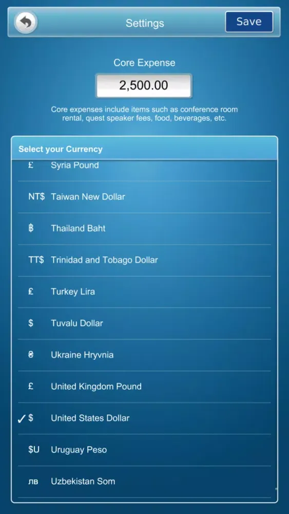Capturas de pantalla de Meeting Calculator 2