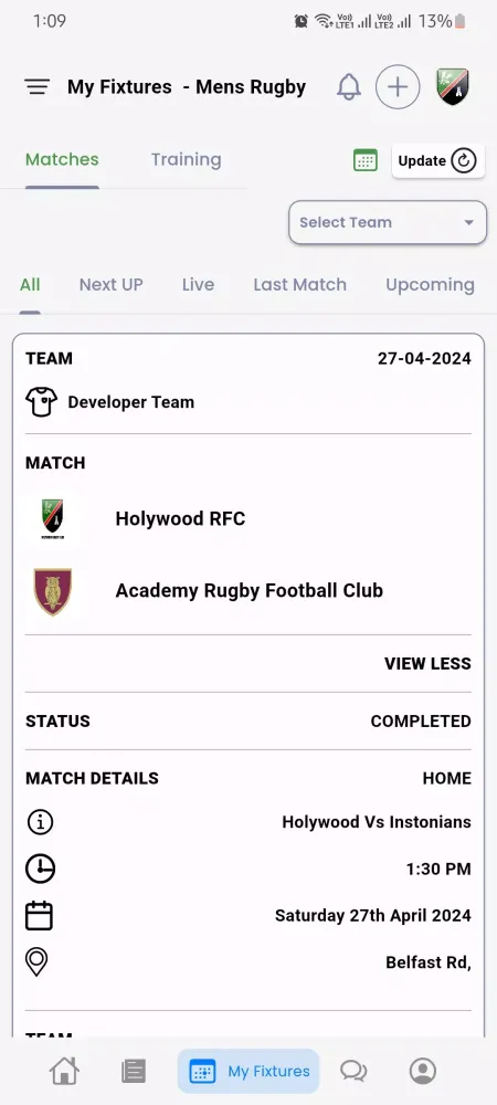 Holywood RFC应用截图
