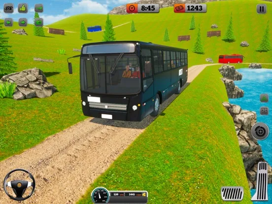 Capturas de tela do driving offroad bus challenge iPad 