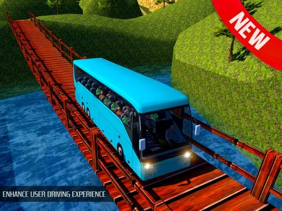 Capturas de tela do driving offroad bus challenge iPad 