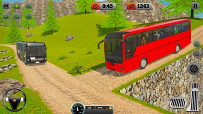 Capturas de tela do driving offroad bus challenge