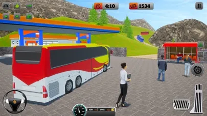 Capturas de tela do driving offroad bus challenge