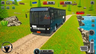 Capturas de tela do driving offroad bus challenge