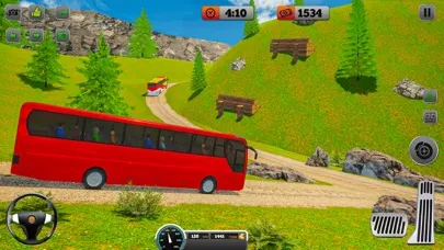 Capturas de tela do driving offroad bus challenge