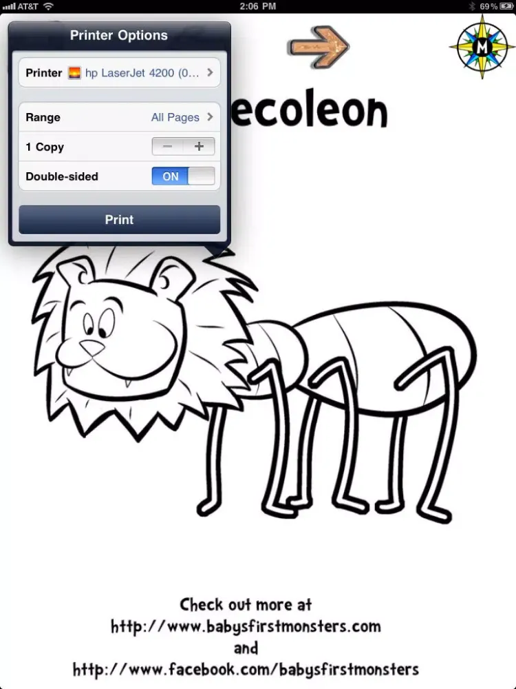 Captures d'écran de Baby's First Monsters: Collect and Color iPad 