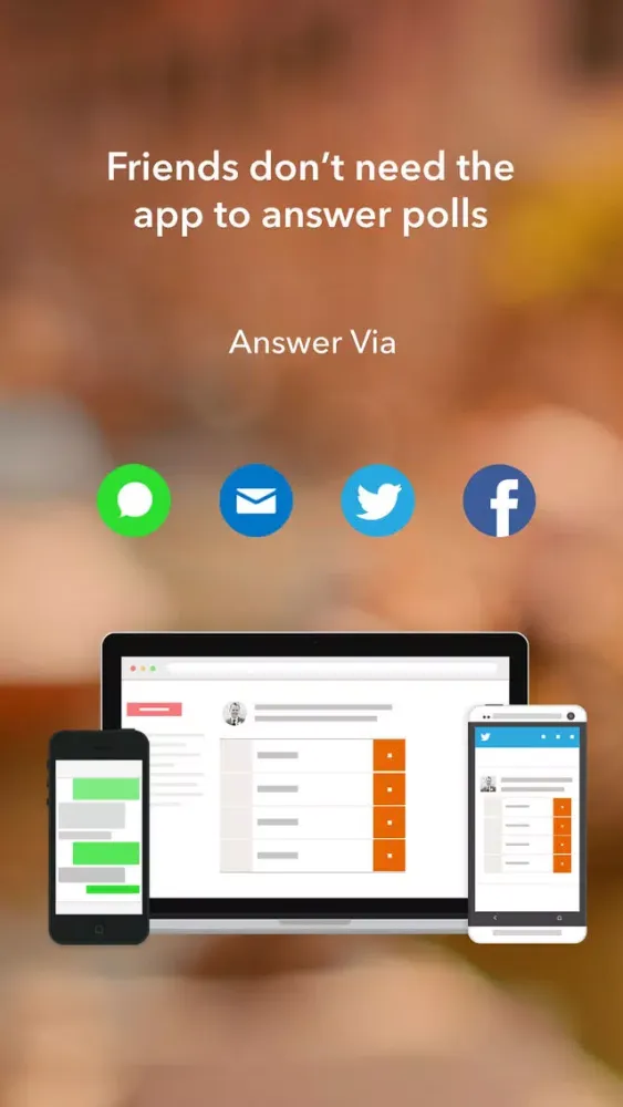 Screenshot di Three Cents – Create Polls, Get Opinions