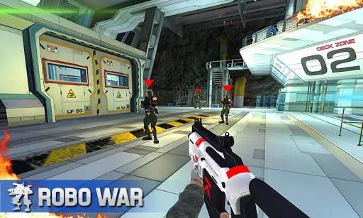 Robot Gun War Shooting Fighter Screenshots