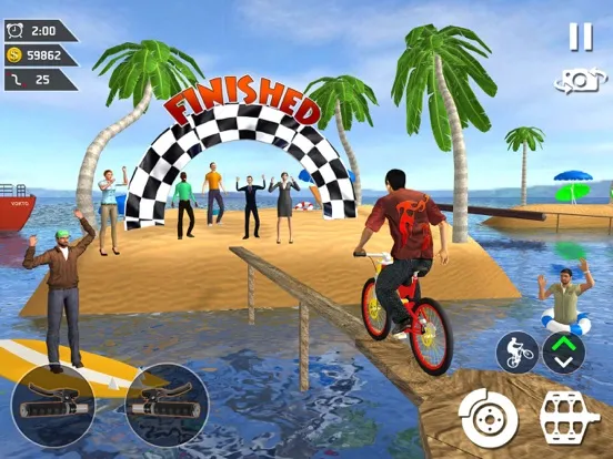 Capturas de pantalla de Water Park BMX Driving 2019 iPad