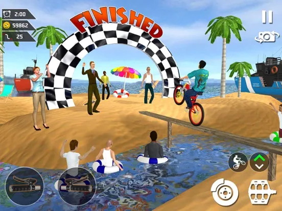 Capturas de pantalla de Water Park BMX Driving 2019 iPad