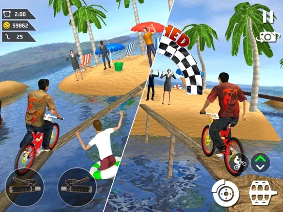 Capturas de pantalla de Water Park BMX Driving 2019 iPad