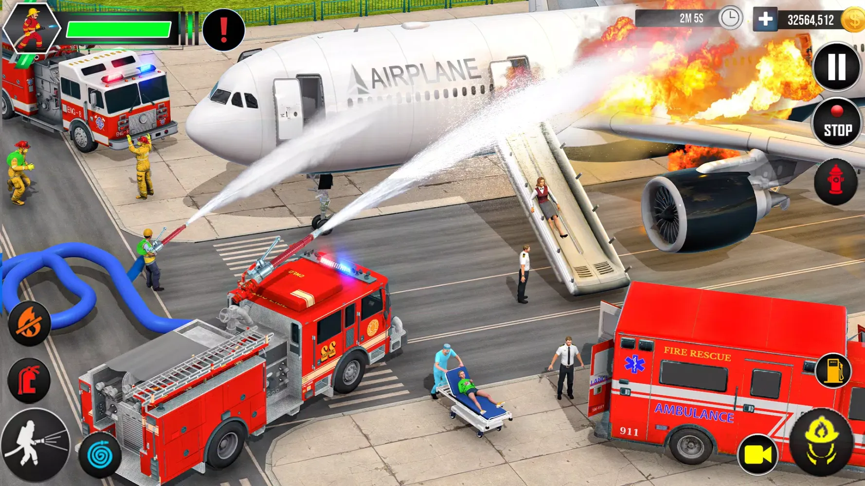 Capturas de pantalla de Firefighter: FireTruck Games