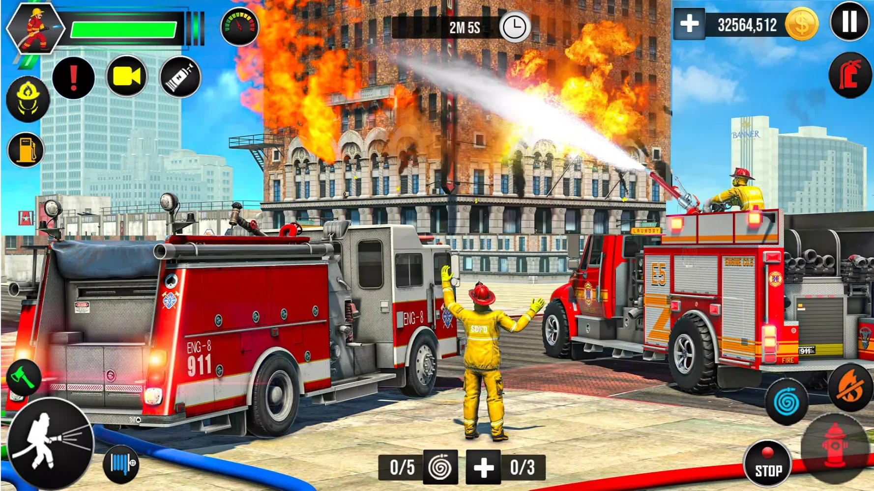 Capturas de pantalla de Firefighter: FireTruck Games