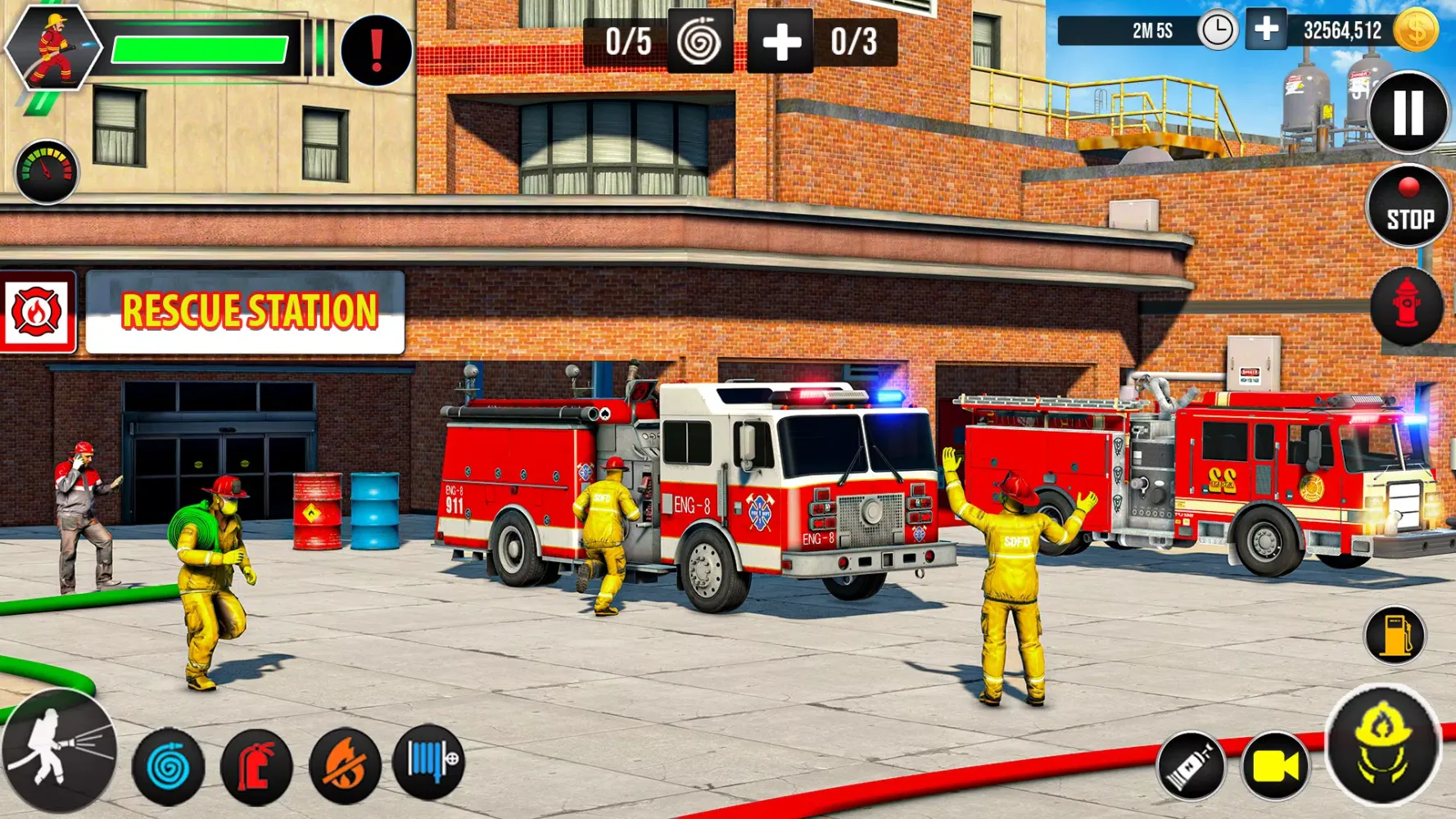 Capturas de pantalla de Firefighter: FireTruck Games