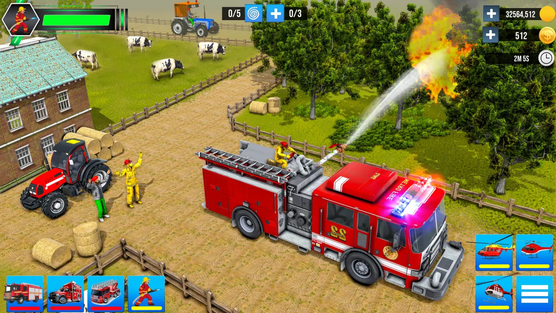 Capturas de pantalla de Firefighter: FireTruck Games