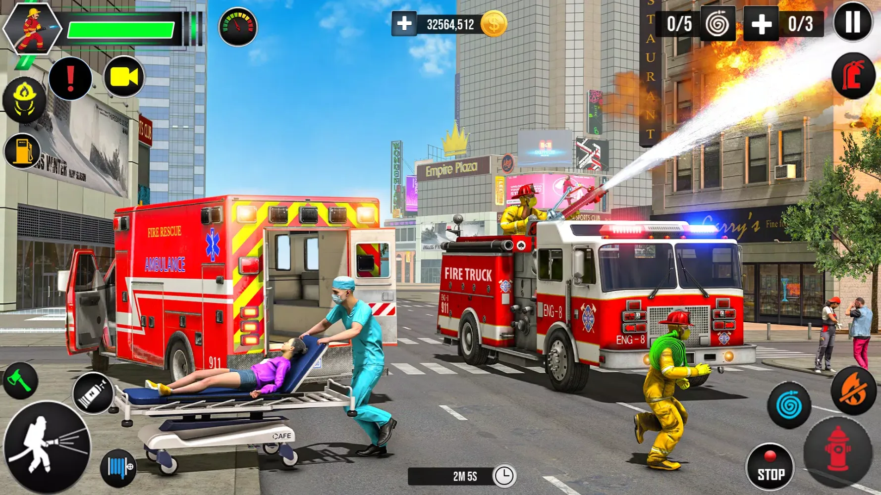 Capturas de pantalla de Firefighter: FireTruck Games