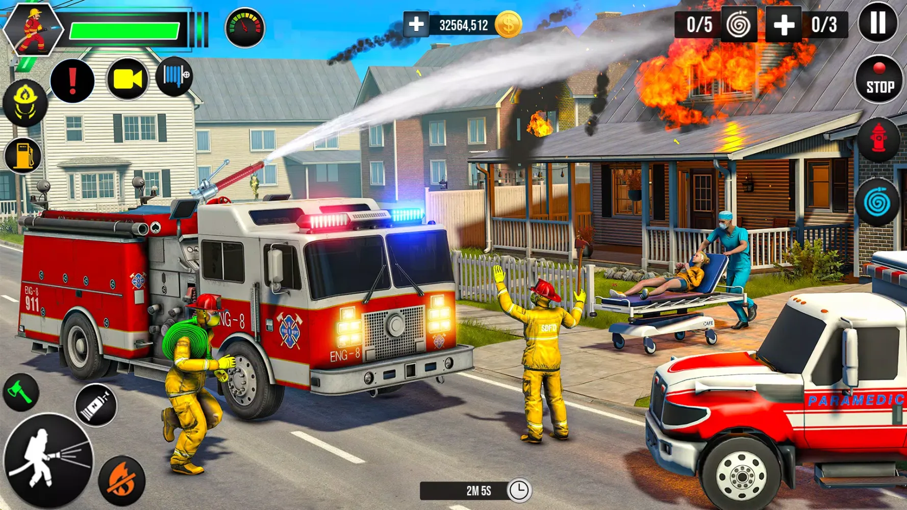 Capturas de pantalla de Firefighter: FireTruck Games