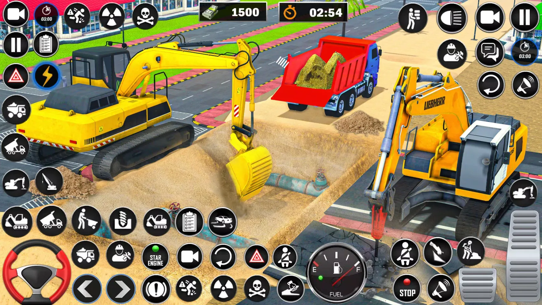 Heavy Drill Excavator Games Screenshots