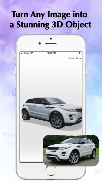 Zrzuty ekranu Pic3D Maker - Image to 3D